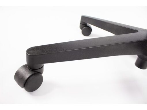 Linea Fabric Bureaustoel Linea Grace 01 zwart/zwart met 1D armleuning