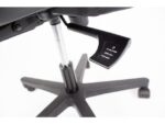 Linea Fabric Bureaustoel Linea Grace 01 zwart/zwart met 1D armleuning