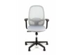 Linea Fabric Bureaustoel Linea Grace 01 grijs/grijs met 1D armleuning