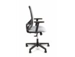 Linea Fabric Bureaustoel Linea Grace 01 grijs/grijs met 1D armleuning