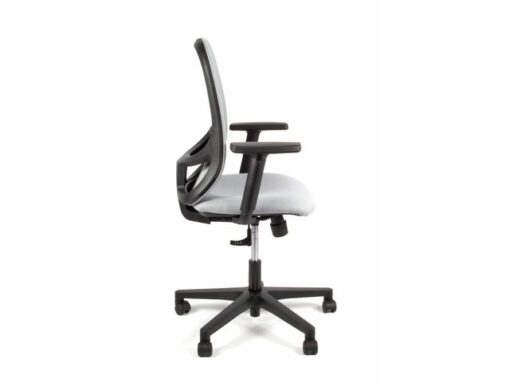 Linea Fabric Bureaustoel Linea Grace 01 grijs/grijs met 1D armleuning