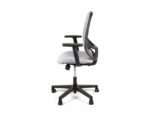 Linea Fabric Bureaustoel Linea Grace 01 grijs/grijs met 1D armleuning