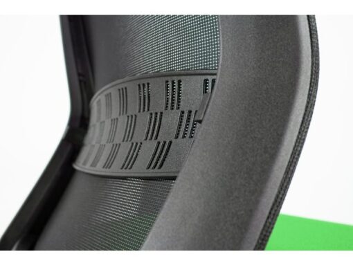 Linea Fabric Bureaustoel Linea Tekna 01 zwart/groen met 2D armleuning
