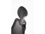 Linea Fabric Bureaustoel Linea Tekna 01/PT zwart/zwart met 3D armleuning en hoofdsteun