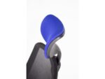 Linea Fabric Bureaustoel Linea Tekna 01/PT zwart/blauw met 3D armleuning en hoofdsteun
