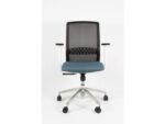 Linea Fabric Bureaustoel Linea Tekna White 01 zwart/antraciet met 3D     armleuning