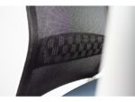Linea Fabric Bureaustoel Linea Tekna White 01/PT zwart/antraciet met 3D  armleuning