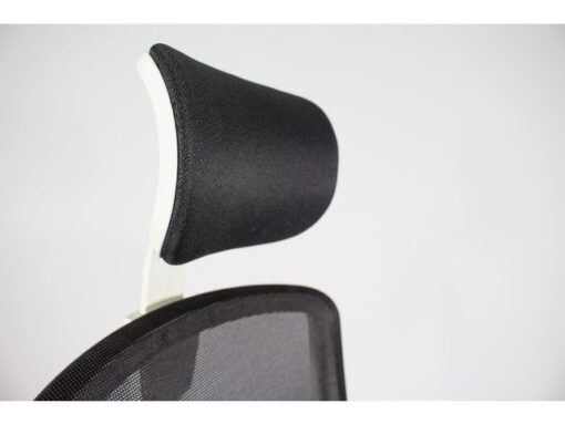 Linea Fabric Bureaustoel Linea Tekna White 01/PT zwart/antraciet met 3D  armleuning