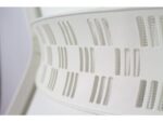 Linea Fabric Bureaustoel Linea Tekna White 01/PT l.blauw/wit met 3D      armleuning en hoofdsteun