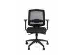Linea Fabric Bureaustoel Linea New Malice 01 zwart/zwart met 1D          armleuning