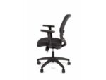 Linea Fabric Bureaustoel Linea New Malice 01 zwart/zwart met 1D          armleuning