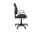 Linea Fabric Bureaustoel Linea Tiger 01 zwart/zwart met armleuning