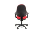 Linea Fabric Bureaustoel Linea Tiger 01 rood/rood met armleuning