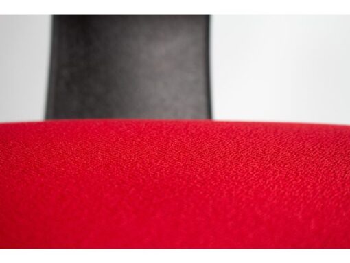 Linea Fabric Bureaustoel Linea Tiger 01 rood/rood met armleuning