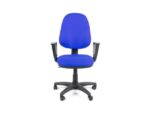 Linea Fabric Bureaustoel Linea Tiger 01 blauw/blauw met armleuning