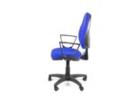 Linea Fabric Bureaustoel Linea Tiger 01 blauw/blauw met armleuning
