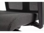 Linea Fabric Bureaustoel Linea Omnia 02 zwart/zwart met 3D armleuning