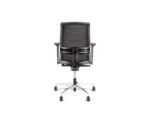 Linea Fabric Bureaustoel Linea Omnia 01 zwart/grijs met 3D armleuning en aluminium voet