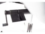 Linea Fabric Bureaustoel Linea Omnia 01 zwart/grijs met 3D armleuning en aluminium voet