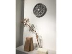Wandklok NeXtime dia. 39.5 cm, polyresin/hout, grijs