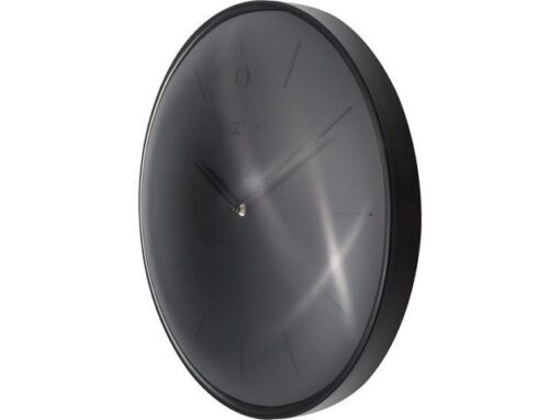 Wandklok NeXtime Glamour Ø40 metaal zwart