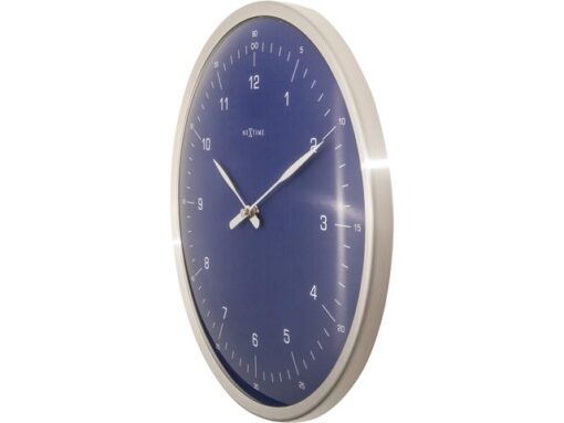 Wandklok NeXtime 60 minutes Ø33 metaal blauw
