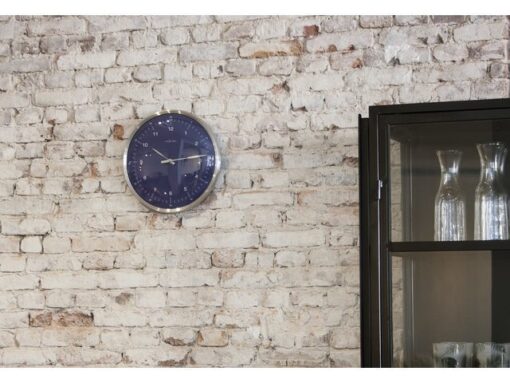 Wandklok NeXtime 60 minutes Ø33 metaal blauw