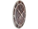 Wandklok Nextime Roman Vintage dia 58cm hout Donker bruin