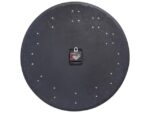 Grote wandklok - 50cm- Stille klok - Walnoot - zwart -      NeXtime "Precious"