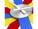 Design wandklok - 40cm- Stille klok - Multicolor - Acryl -  NeXtime "Plexi"