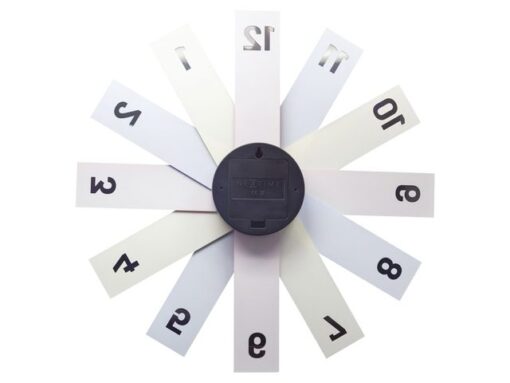 Design wandklok - 40cm- Stille klok - Multicolor - Acryl -  NeXtime "Plexi"