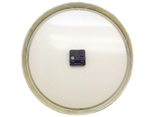 Landelijke wandklok - 39cm - Stille klok - Wit/ Goud-       NeXtime "Classic"