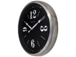 Landelijke wandklok - 39cm - Stille klok - Wit/ ZIlver -    NeXtime "Classic"