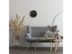 Landelijke wandklok - 39cm - Stille klok - Wit/ ZIlver -    NeXtime "Classic"