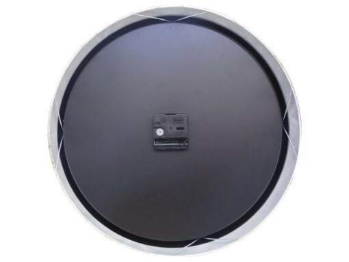 Landelijke wandklok - 39cm - Stille klok - Wit/ ZIlver -    NeXtime "Classic"