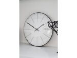 Wandklok NeXtime Big Stripe dia 20 glas wit