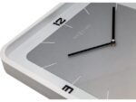 Wandklok NeXtime Jan des Bouvrie Square Wall 40 x 40 x 4 cm wit