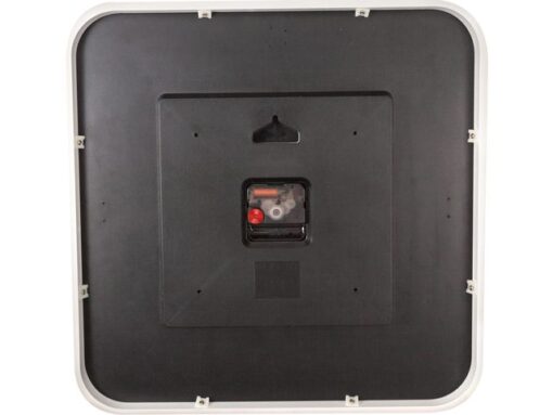 Wandklok NeXtime Jan des Bouvrie Square Wall 40 x 40 x 4 cm wit