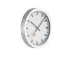 Wandklok NeXtime dia. 19 cm, geborsteld aluminium, 'Station'