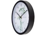 Buitenklok Nextime dia 30.5cm Anethium cijfers, zwarte rand witte wijzerplaat plastic