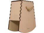 Tafelklok NeXtime Rocky 19.5x18x8.8 cm hout zalm