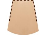 Tafelklok NeXtime Rocky 19.5x18x8.8 cm hout zalm
