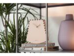 Tafelklok NeXtime Rocky 19.5x18x8.8 cm hout zalm