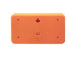 Flip klok Nextime 18x10x7cm tafel/wand oranje/zwart