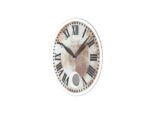 Wandklok NeXtime dia. 43 x 4.2 cm, glas, wit, 'Romana'