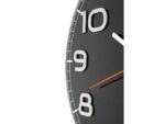 Wandklok NeXtime dia. 30 x 3.5 cm, glas, zwart, 'Classy     Round'