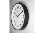 NeXtime wandklok NXT STIL UURWERK 40cm kunststof zwart, witte       wijzerplaat