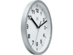 NeXtime wandklok NXT diameter 20cm kunststof zilver, witte          wijzerplaat