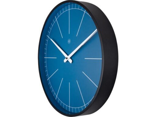 NeXtime Wandklok nXt Ethan Ø 40 cm blauw