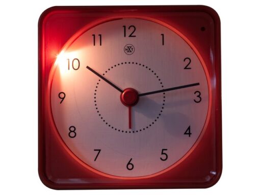 NeXtime Alarmklok nXt Nathan 7.3 x 7.3 x 3.3 cm oranje
